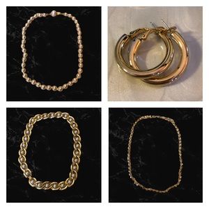 EUC Gold Toned Jewelry